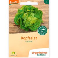 bingenheimer saatgut Bio-Samen Kopfsalat "Lucinde", 1 Stk.