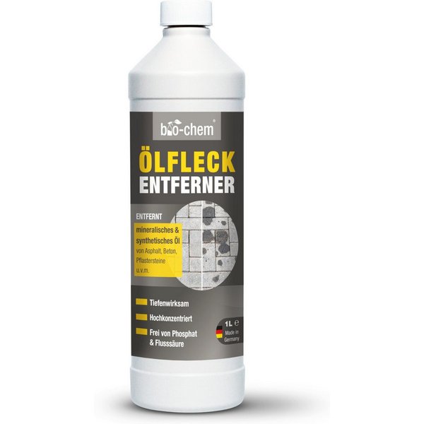 bio-chem Ölfleckentferner 1L – Asphalt, Beton & Pflaster – bio-chem Fleckentferner