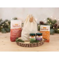 Bio-Geschenkset "Mediterraner Feinschmecker" 5-tlg., mit Pasta, Pesto und Oliven