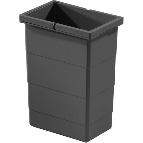 Hailo Biomülleimer Hailo Inneneimer 1129909 dunkelgrau 8,5 L 226 x 156 x 295 mm 2 Henkel