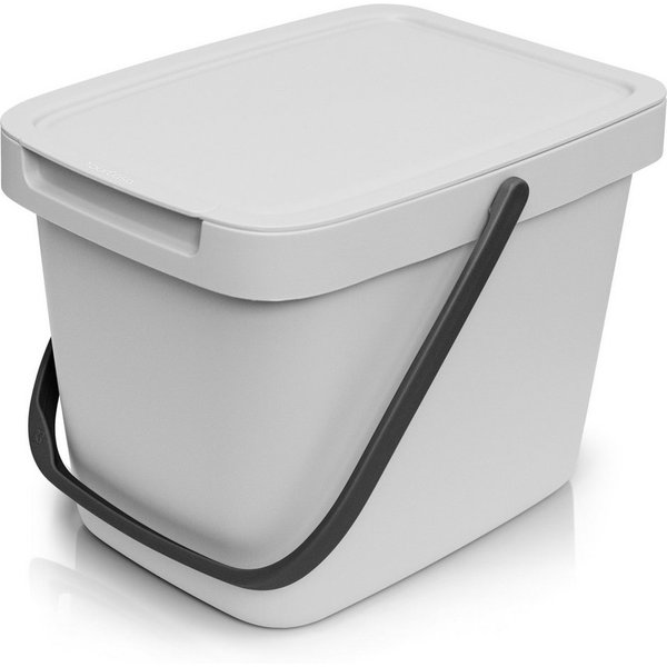 YourCasa Biomülleimer YourCasa® Biomülleimer Küche 6L Komposteimer für alltäglichen Biomüll, Mit Wandhalterung