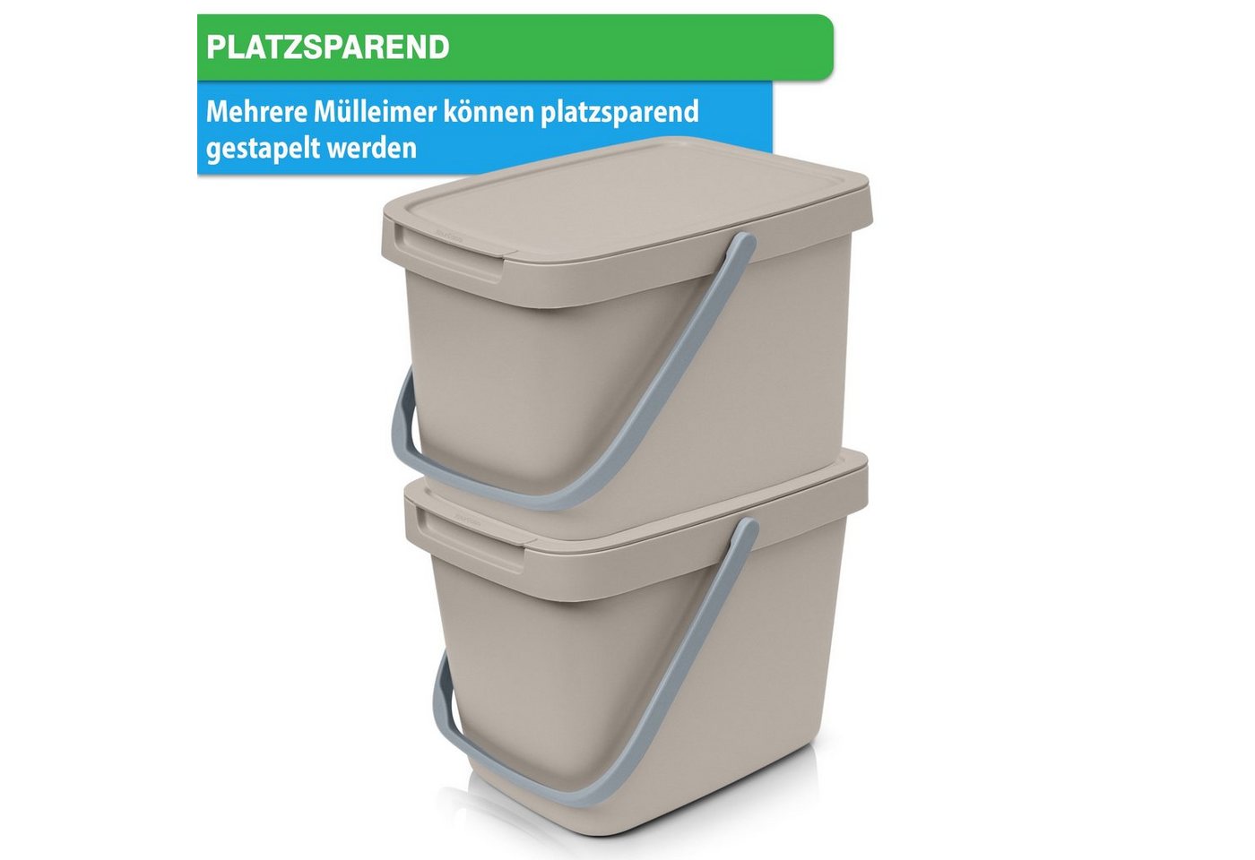 YourCasa Biomülleimer YourCasa® Biomülleimer Küche 6L Komposteimer für alltäglichen Biomüll, Mit Wandhalterung – Bild 5 von 5