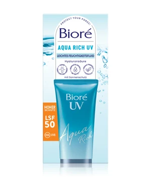 Bioré Aqua Rich UV Leichtes Feuchtigkeitsfluid LSF50 Gesichtsfluid · 50 ml