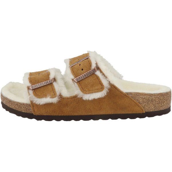 Birkenstock Arizona Lammfell Veloursleder normal Sandale Sandaletten, Sommerschuhe, Badeschuhe, Riemchen, Schlappen