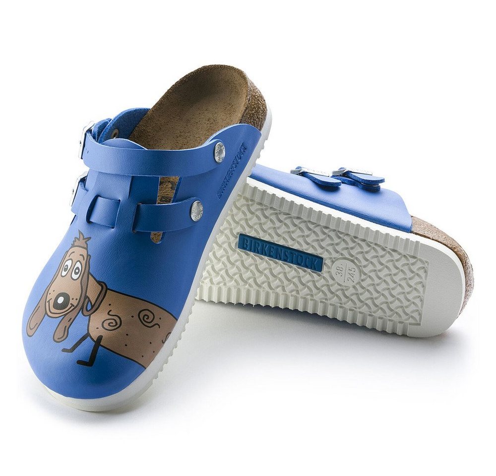 Birkenstock Clog Kay Superlauf, Birko-Flor, Dog Blue Pantolette – Bild 2 von 5