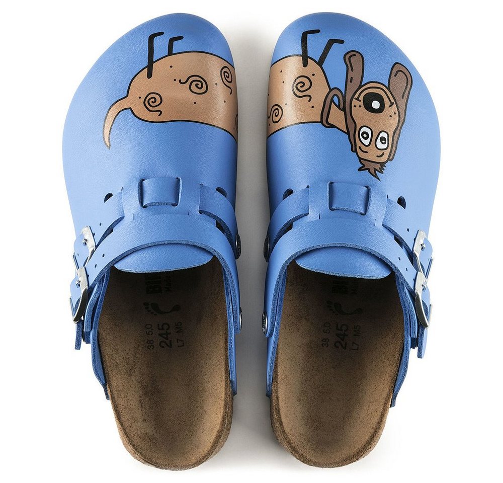 Birkenstock Clog Kay Superlauf, Birko-Flor, Dog Blue Pantolette – Bild 3 von 5