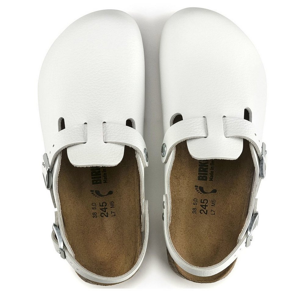 Birkenstock Clog Tokio Super Grip, Naturleder, weiß Pantolette – Bild 3 von 5