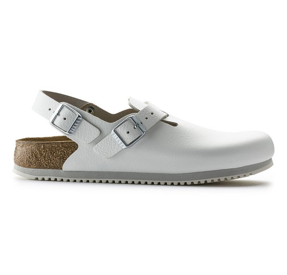 Birkenstock Clog Tokio Super Grip, Naturleder, weiß Pantolette – Bild 5 von 5