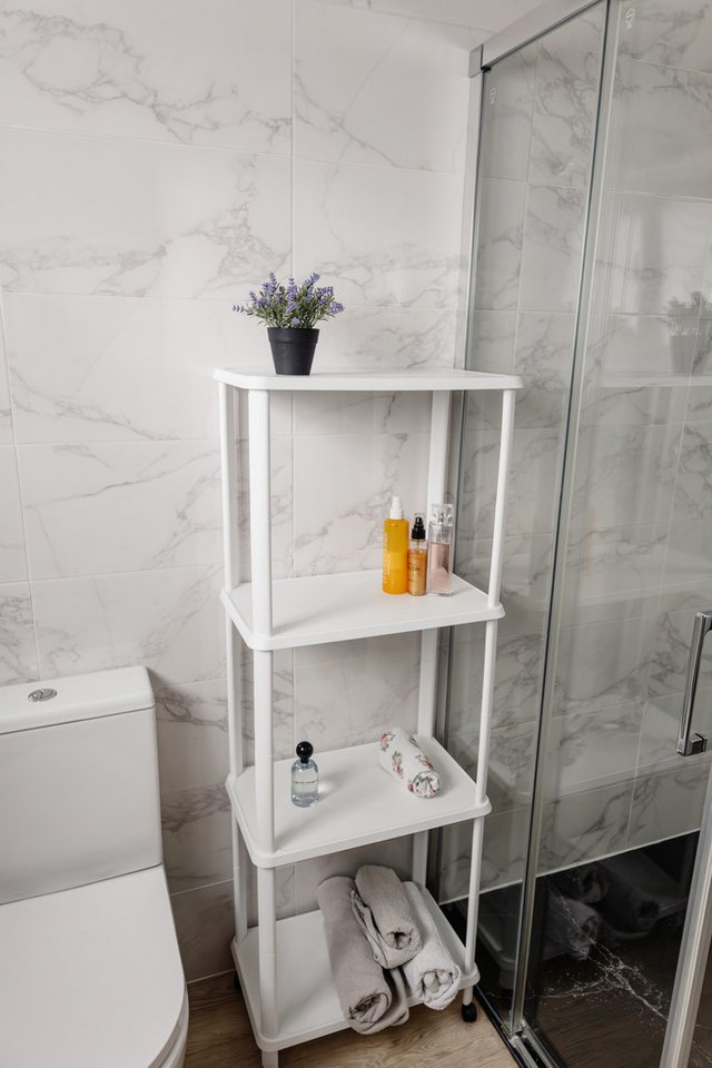 Bischof Badregal Amico, stabil, mobil, agil und zu 100% aus recyceltem Material – Bild 2 von 4
