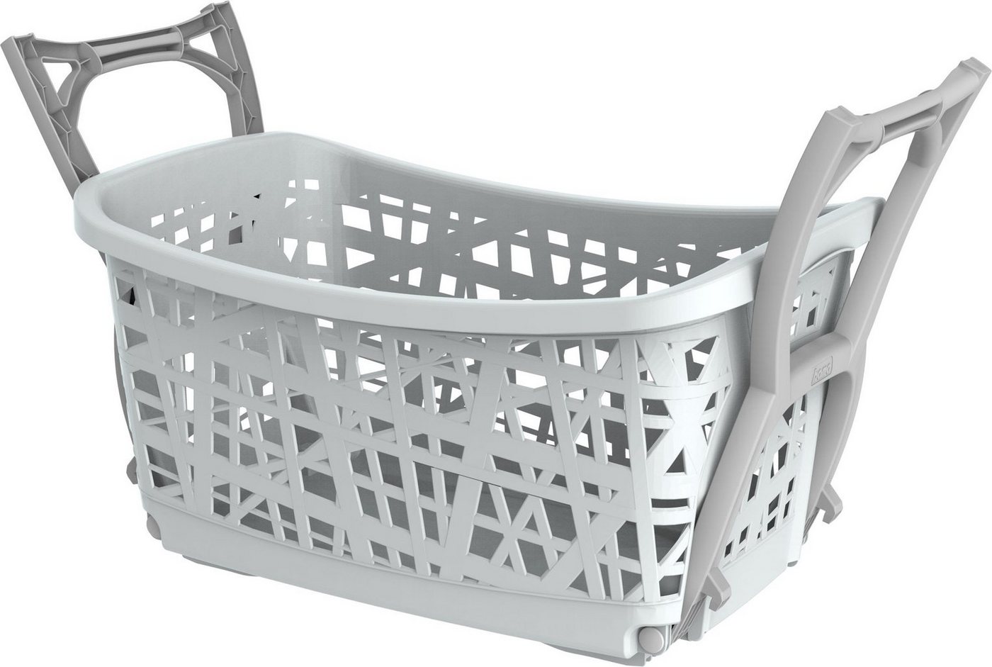 Bischof Wäschekorb, mit Standteilen, Tragegriffen, ergonomische Form – Bild 2 von 5