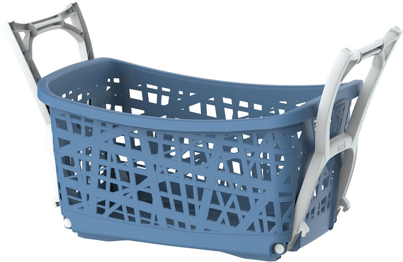 Bischof Wäschekorb, mit Standteilen, Tragegriffen, ergonomische Form – Bild 2 von 5