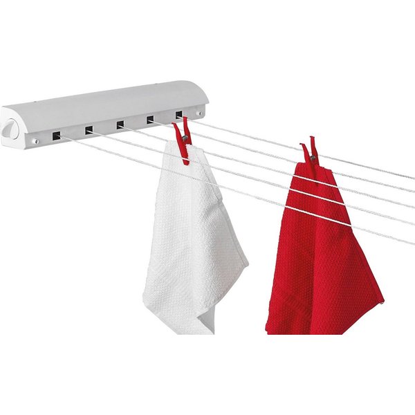 Bischof Wand-Wäscheleine, (Wand-zu-Wand-Wäschetrockner)