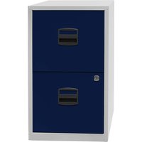 Bisley Home Container mit 2 HR Schübe grau/blau