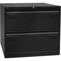 HR-Schrank 2s 2b schwarz