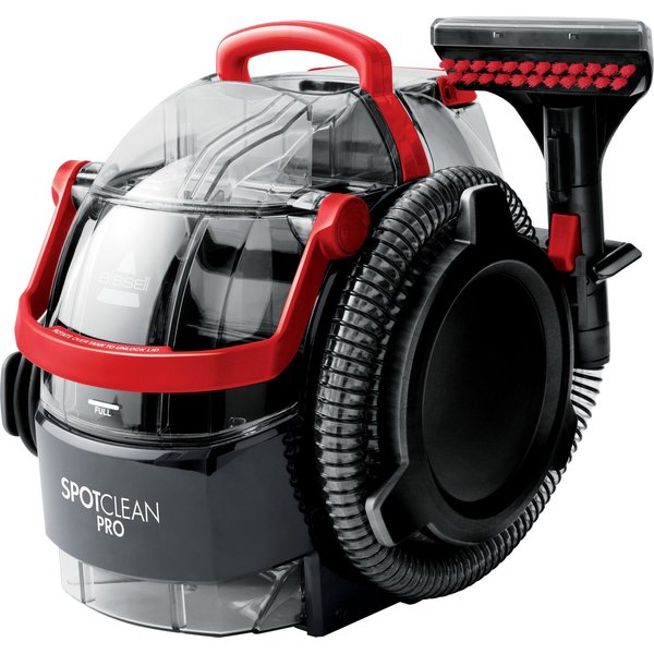 Bissell Wasch-Sauger 1558N, SpotClean Pro, leistungsstark, Dual-XLTank, >15kPa, 750 W, beutellos, reinigt Flecken auf Teppich, Polster,Treppe & Autositz wie ein