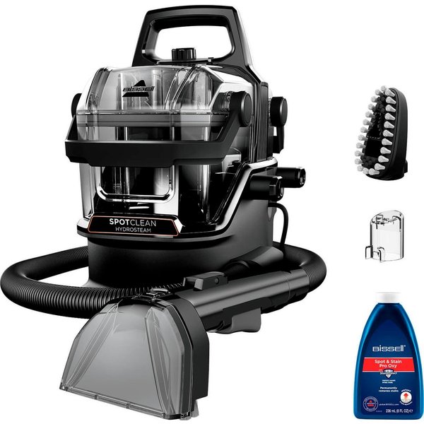 Bissell Wasch-Sauger 3697N, SpotClean® HydroSteam™ Select, mit Dampf, Dual-Tank, 1000 W, beutellos, 15kPa, reinigt Flecken auf Teppich, Polster,Treppe, Autositz