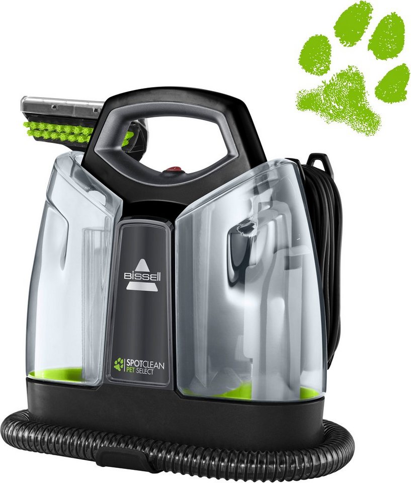 Bissell Wasch-Sauger 37288, Fleckenreiniger SpotClean Pet Select, leicht, kompakt, 330 W, beutellos, Haustieraufsatz, reinigt Flecken auf Teppich, Polster, Trep – Bild 3 von 5