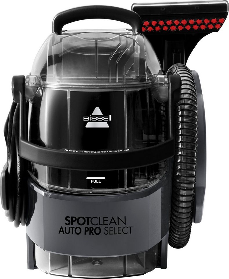 Bissell Wasch-Sauger 3730N, SpotClean Auto Pro Select, leistungsstark, Dual-XLTank, 750 W, beutellos, >15kPa, inkl Fugendüse, reinigt Flecken auf Teppich, Polst – Bild 2 von 5