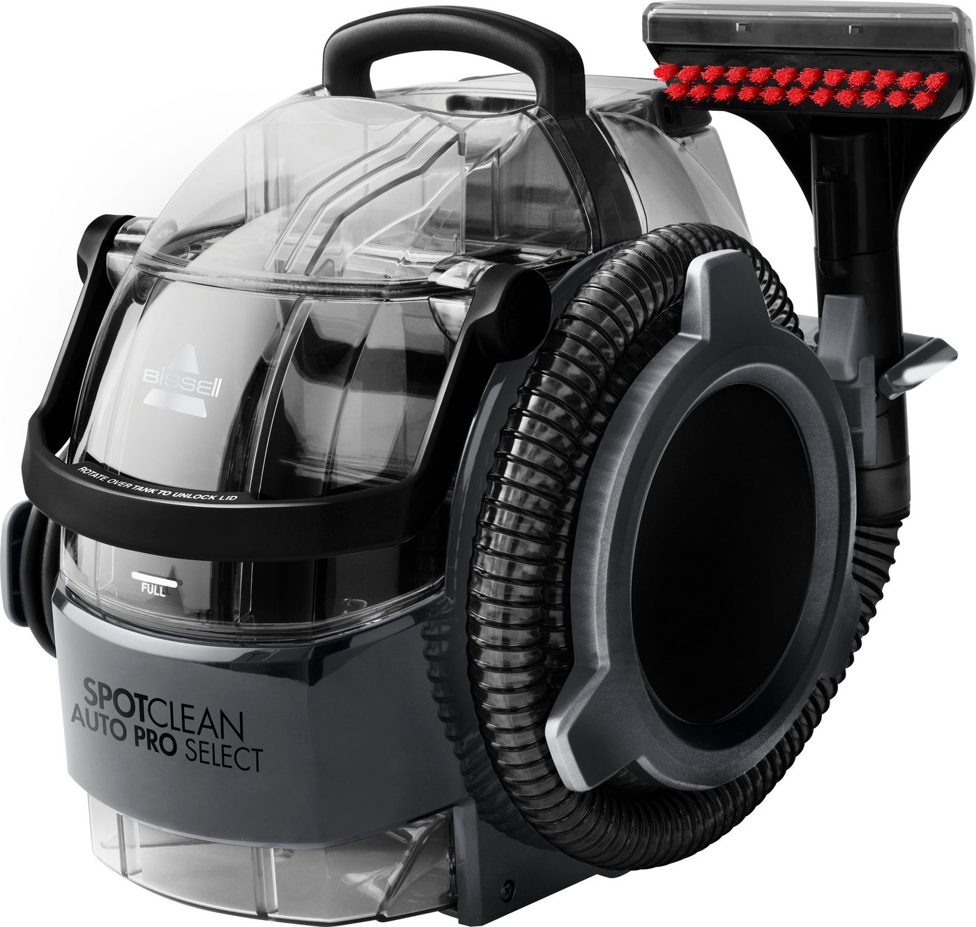 Bissell Wasch-Sauger 3730N, SpotClean Auto Pro Select, leistungsstark, Dual-XLTank, 750 W, beutellos, >15kPa, inkl Fugendüse, reinigt Flecken auf Teppich, Polst – Bild 3 von 5
