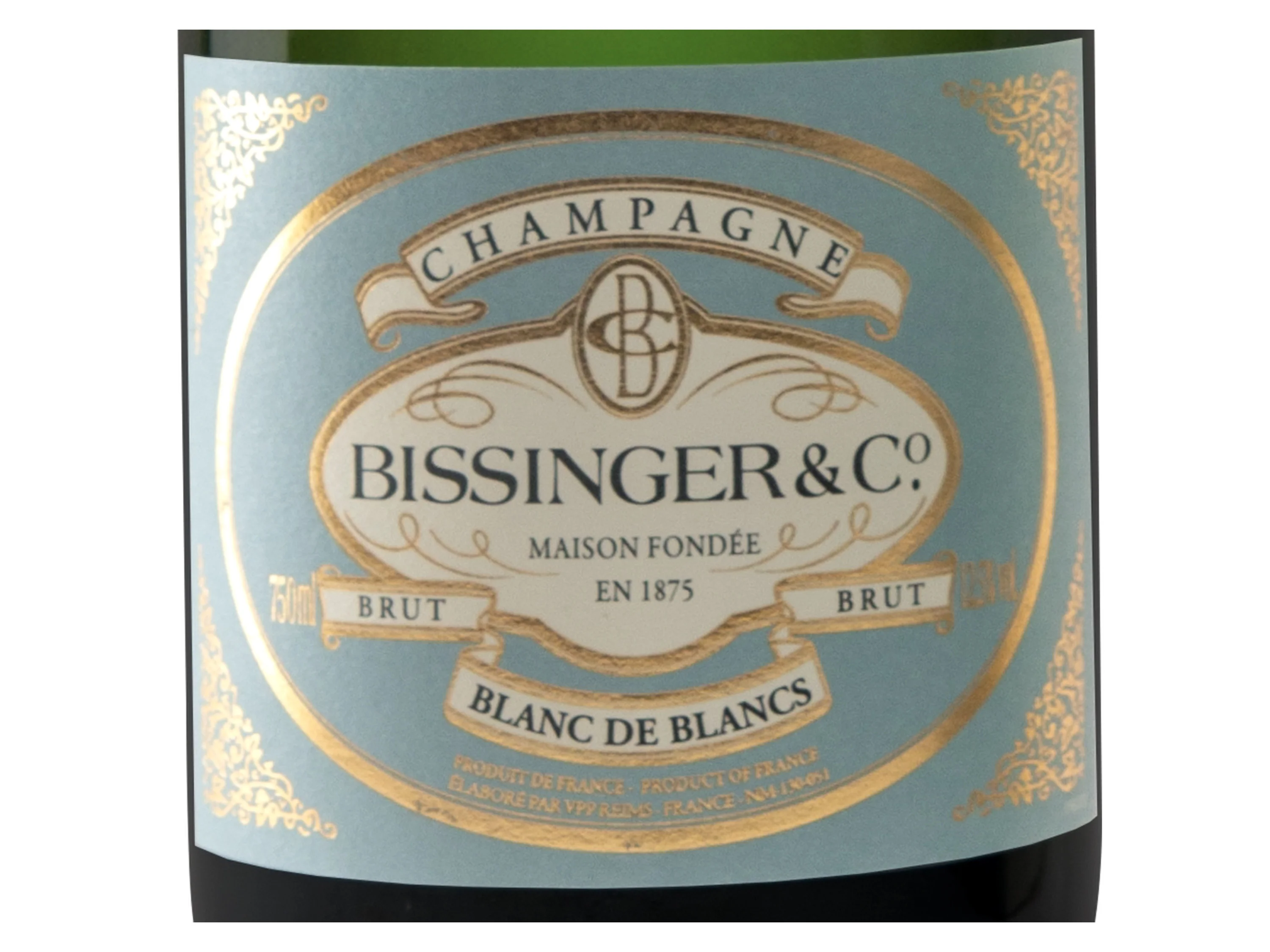 BISSINGER Blanc de Blancs brut, Champagner – Bild 2 von 3