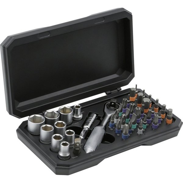 TOOLCRAFT Bit-Set TOOLCRAFT TO-10351635 Bit-Box inkl. Miniknarre