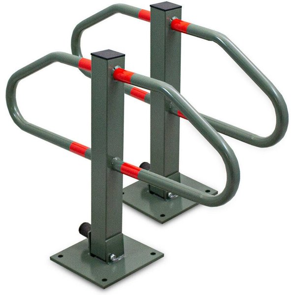 Bituxx Absperrständer Parkplatzsperre 2 Stück, 5 cm, (Spar-Set, 2-St., MS-17723)