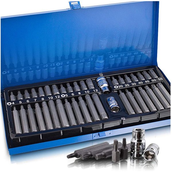 Bituxx Bit-Set 41 tlg. Vielzahn, 41-St., MS-13384, Metallbox