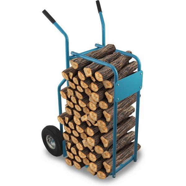 Bituxx Sackkarre Brennholzkarre, (MS-15908), mit Transportkäfig