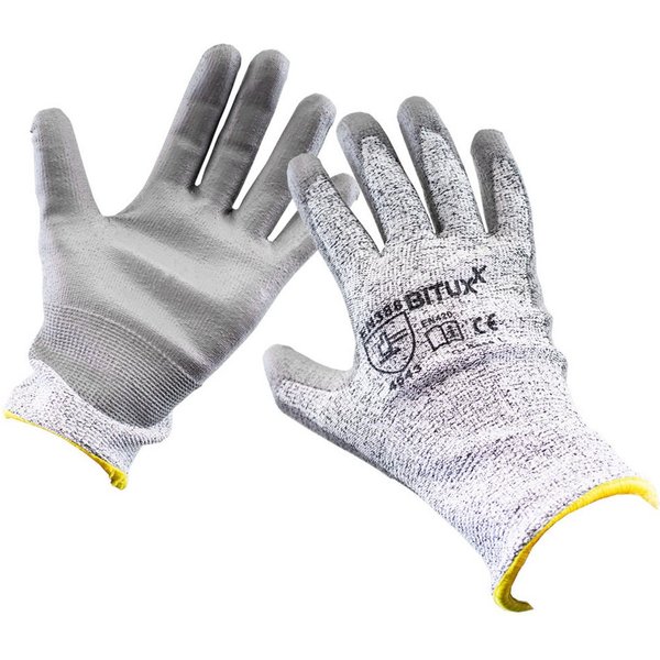 Bituxx Schnittschutzhandschuhe Schnittschutz Handschuhe Größe M (8) (MS-17675)