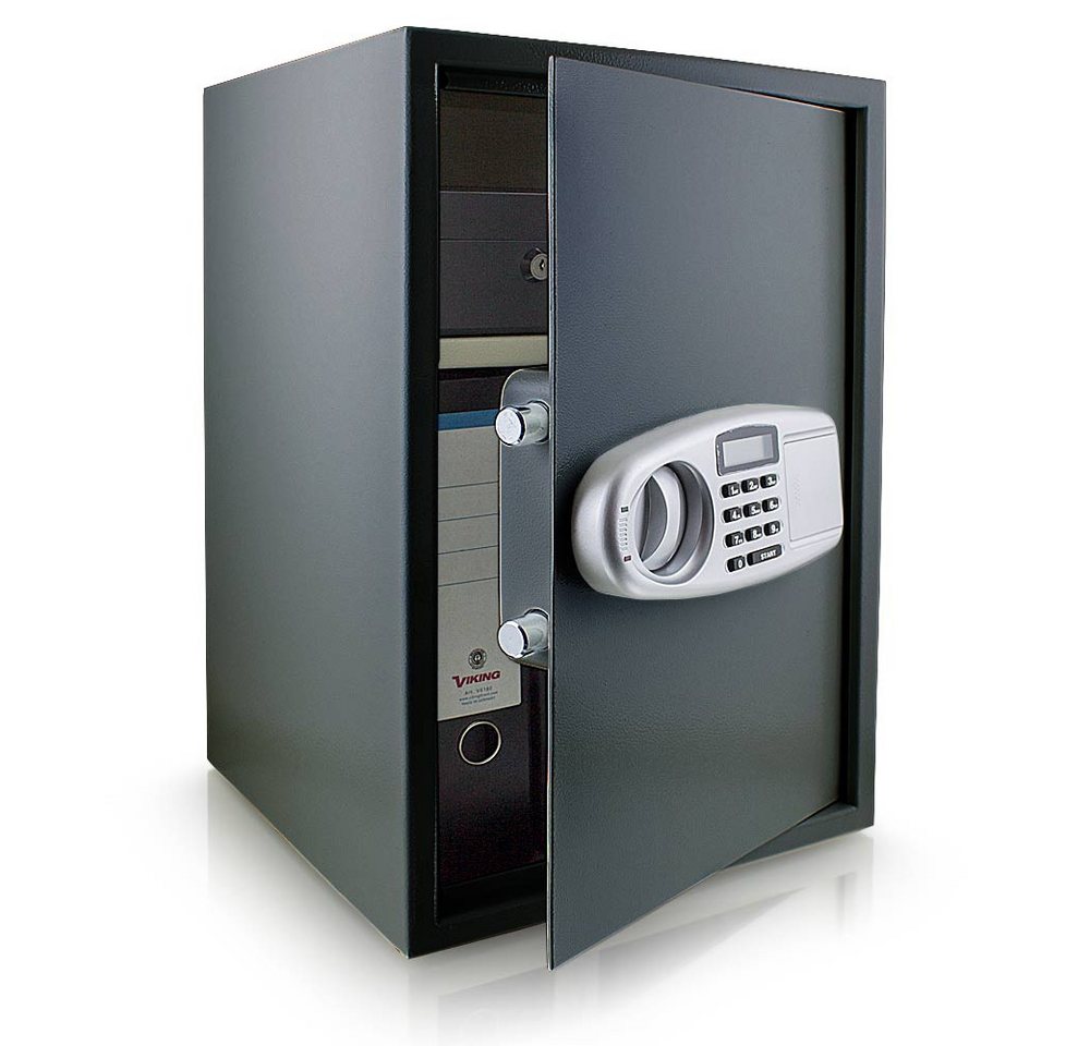 Bituxx Tresor elektronisch Grau (MS-11392), Aktentresor Möbeltresor Geldschrank Wandtresor, MS-11392 – Bild 2 von 5