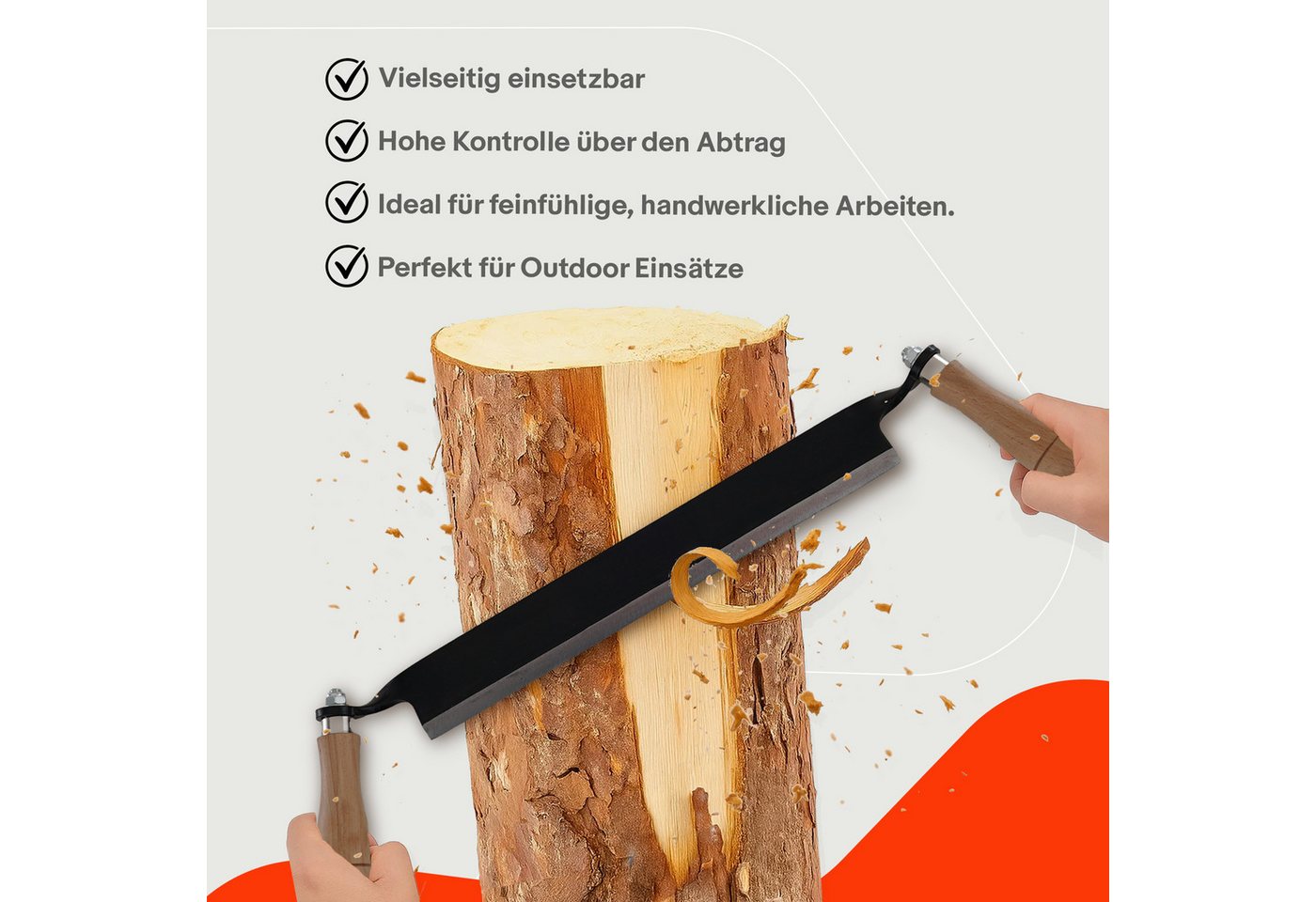 Bituxx Zugmesser gerade 13 Zoll, (MS-19576) – Bild 3 von 5