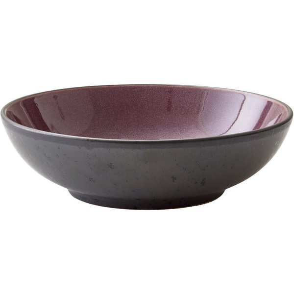 Bitz Pastateller Pastateller matt black / shiny lilac 20 cm, Pastateller 20 cm Schwarz/Lila