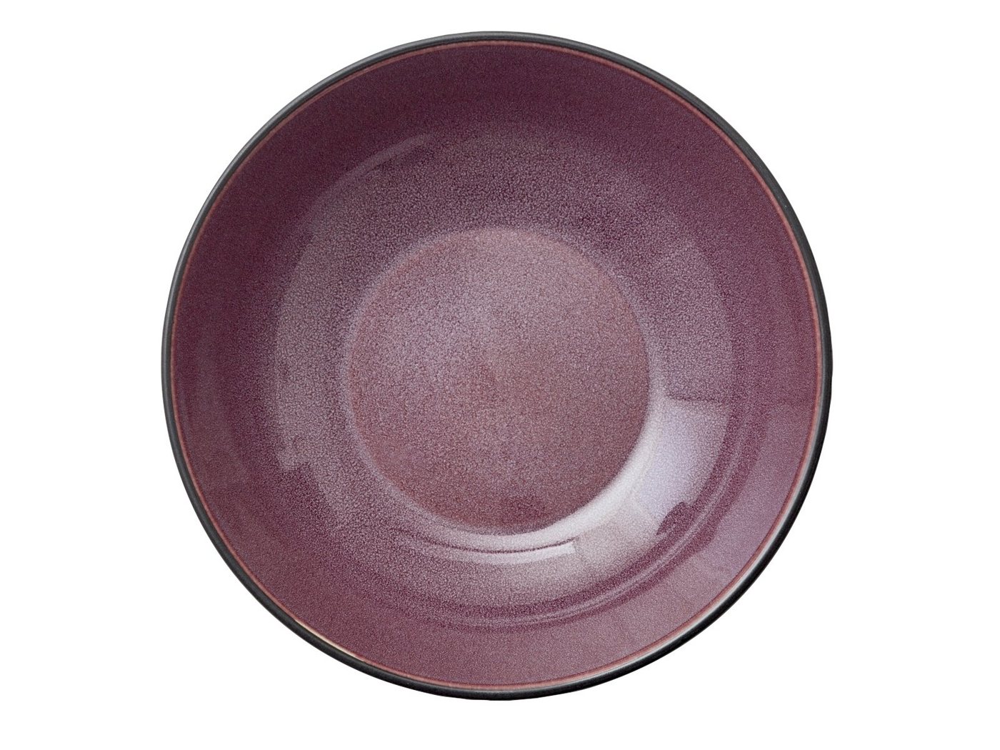 Bitz Pastateller Pastateller matt black / shiny lilac 20 cm, Pastateller 20 cm Schwarz/Lila – Bild 2 von 5