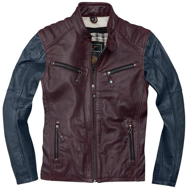 Black-Cafe London Motorradjacke Firenze Lederjacke protektoren