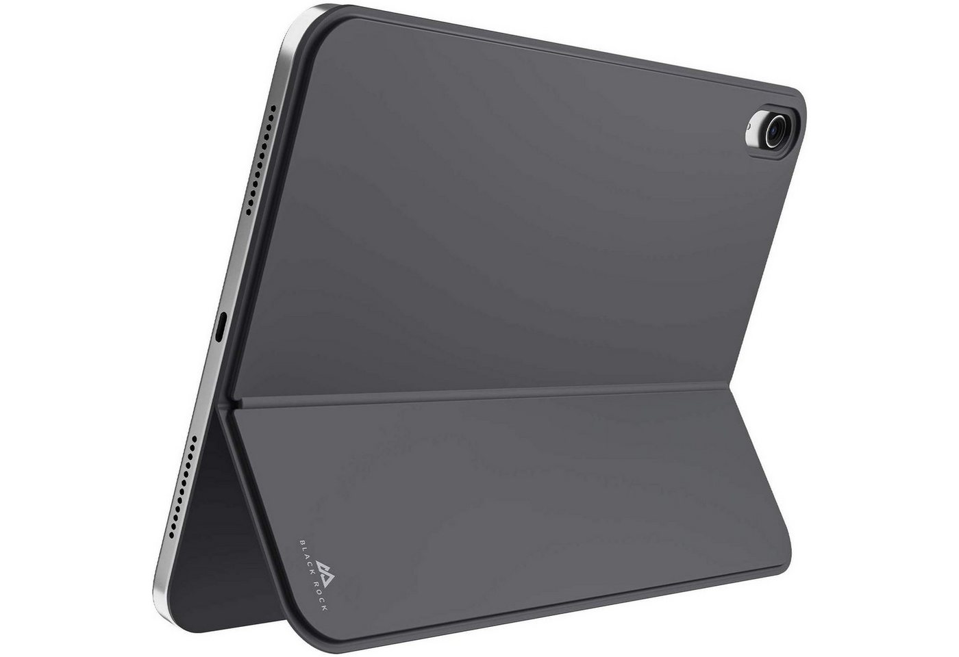 Black Rock Tablettasche Back-Cover Tasche Case + Ständer Kickstand Schwarz (1-tlg., 1x Backcover), Schutz-Hülle für Apple iPad Air 7 Gen 2025 / 6 2024 / 5 2022  – Bild 4 von 5