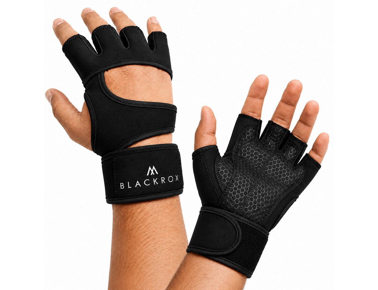 BLACKROX Trainingshandschuhe [Vergleichssieger 2026] Fitnesshandschuhe, Gr. S-XL, Damen & Herren – Bild 2 von 5