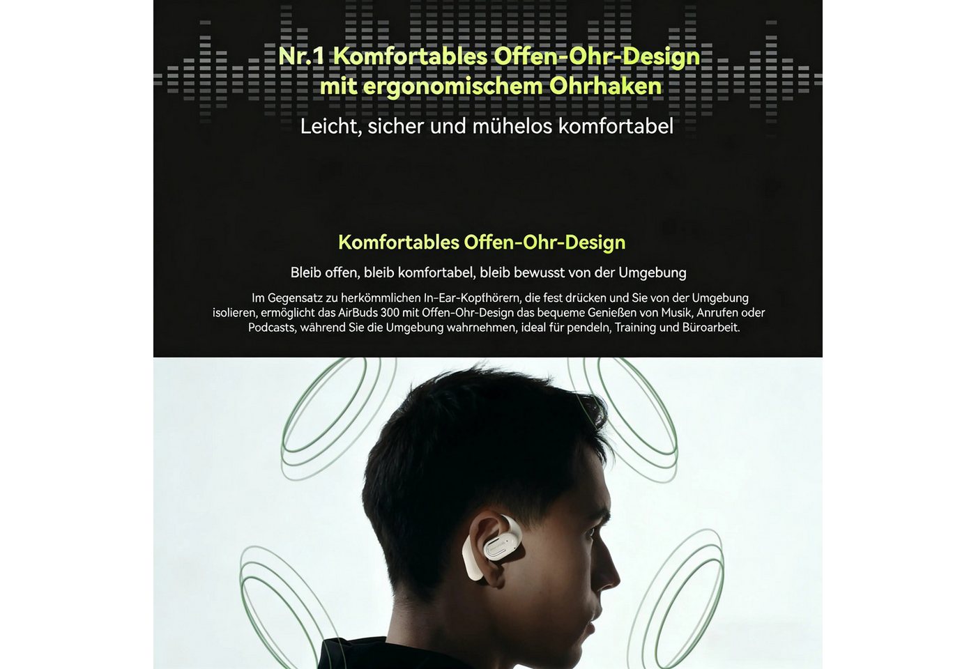 blackview AirBuds 300 Open-Ear-Kopfhörer – Bild 5 von 5