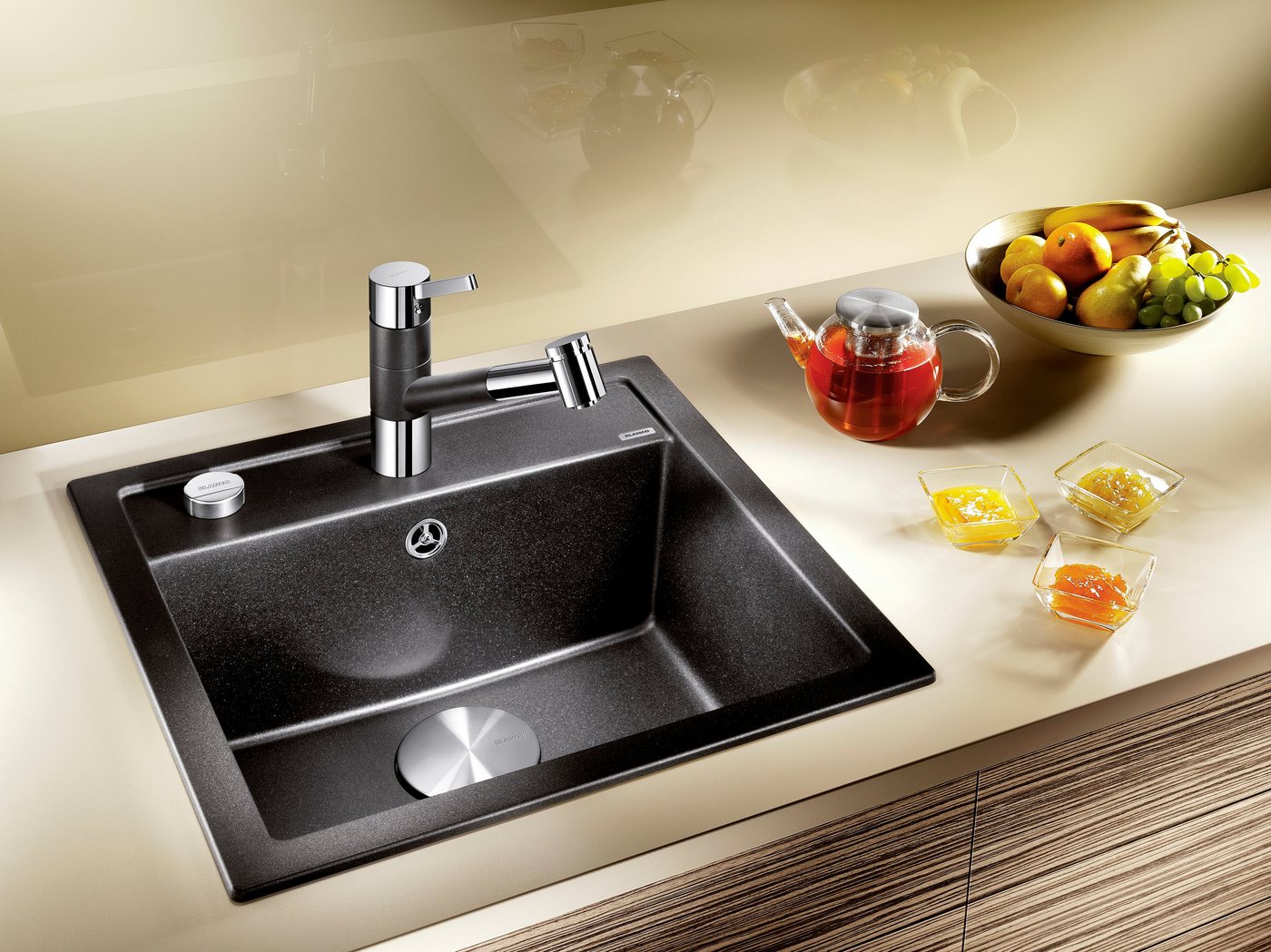 Blanco Bodenablauf CapFlow, Zugknopf chrom – Bild 2 von 4