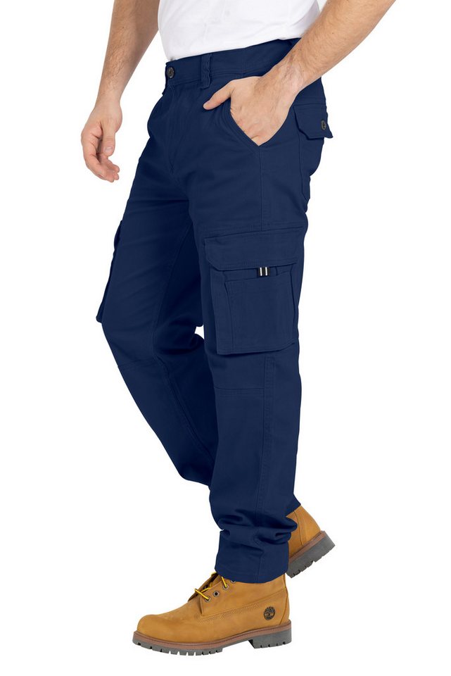 BlauerHafen Cargohose Herren Cargo Hose Arbeitshose Schwerlast Tactical mit 12 Taschen Chino – Bild 3 von 5
