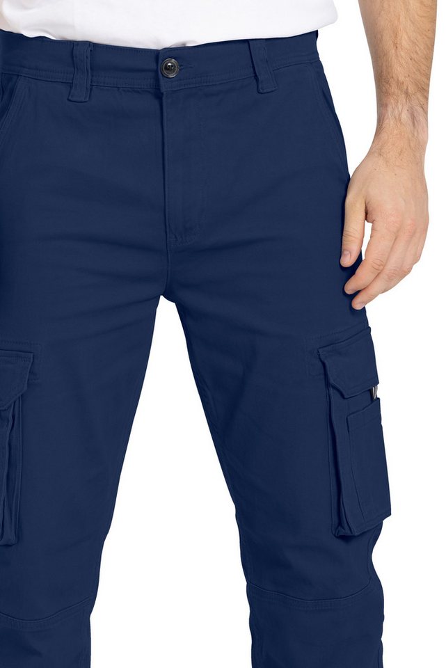 BlauerHafen Cargohose Herren Cargo Hose Arbeitshose Schwerlast Tactical mit 12 Taschen Chino – Bild 5 von 5
