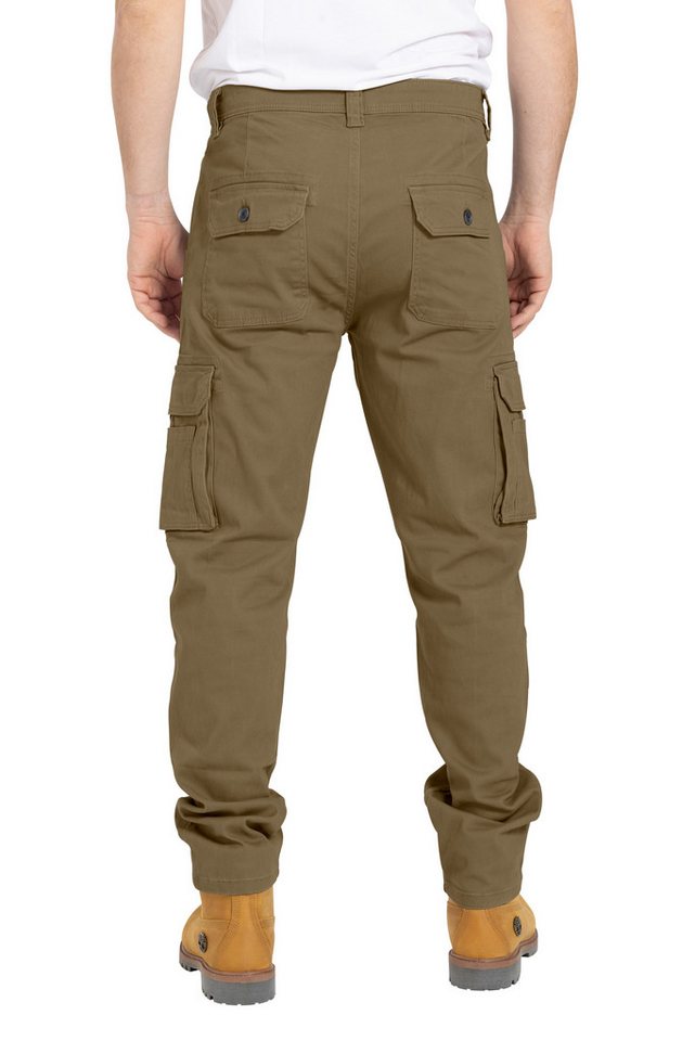 BlauerHafen Cargohose Herren Cargo Hose Arbeitshose Schwerlast Tactical mit 12 Taschen Chino – Bild 4 von 5