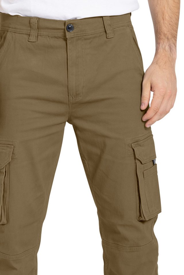 BlauerHafen Cargohose Herren Cargo Hose Arbeitshose Schwerlast Tactical mit 12 Taschen Chino – Bild 5 von 5