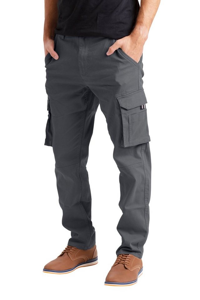 BlauerHafen Cargohose Herren Flex Cargo Arbeitshose Schwerlast strecken lässig Arbeiten Hose – Bild 2 von 3