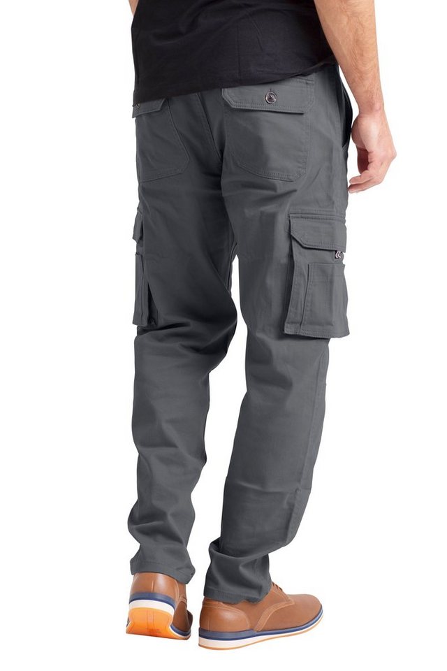BlauerHafen Cargohose Herren Flex Cargo Arbeitshose Schwerlast strecken lässig Arbeiten Hose – Bild 3 von 3