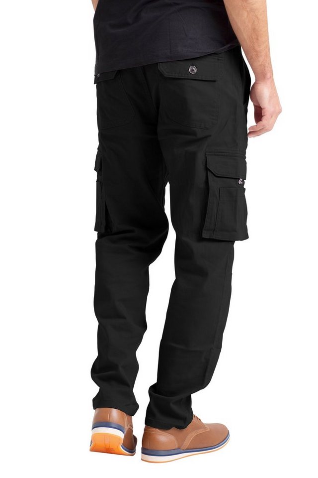 BlauerHafen Cargohose Herren Flex Cargo Arbeitshose Schwerlast strecken lässig Arbeiten Hose – Bild 3 von 3