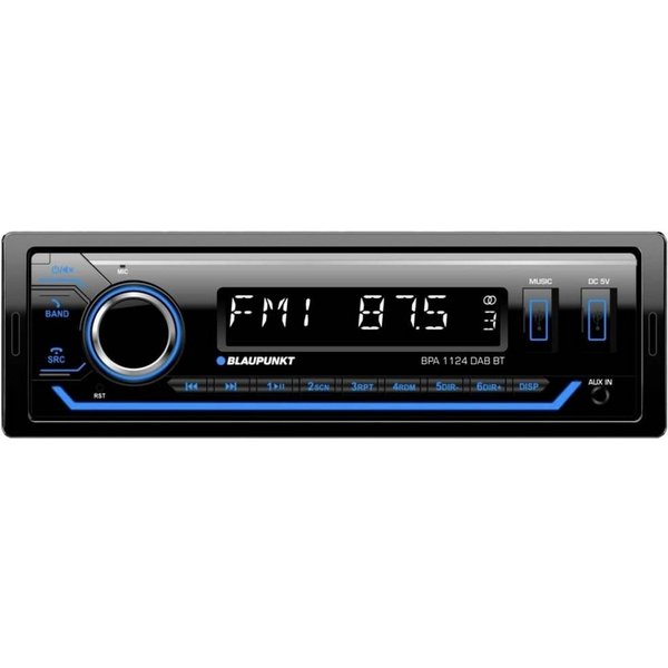 Blaupunkt Blaupunkt BPA 1124 DAB BT Autoradio Bluetooth®-Freisprecheinrichtung, Autoradio