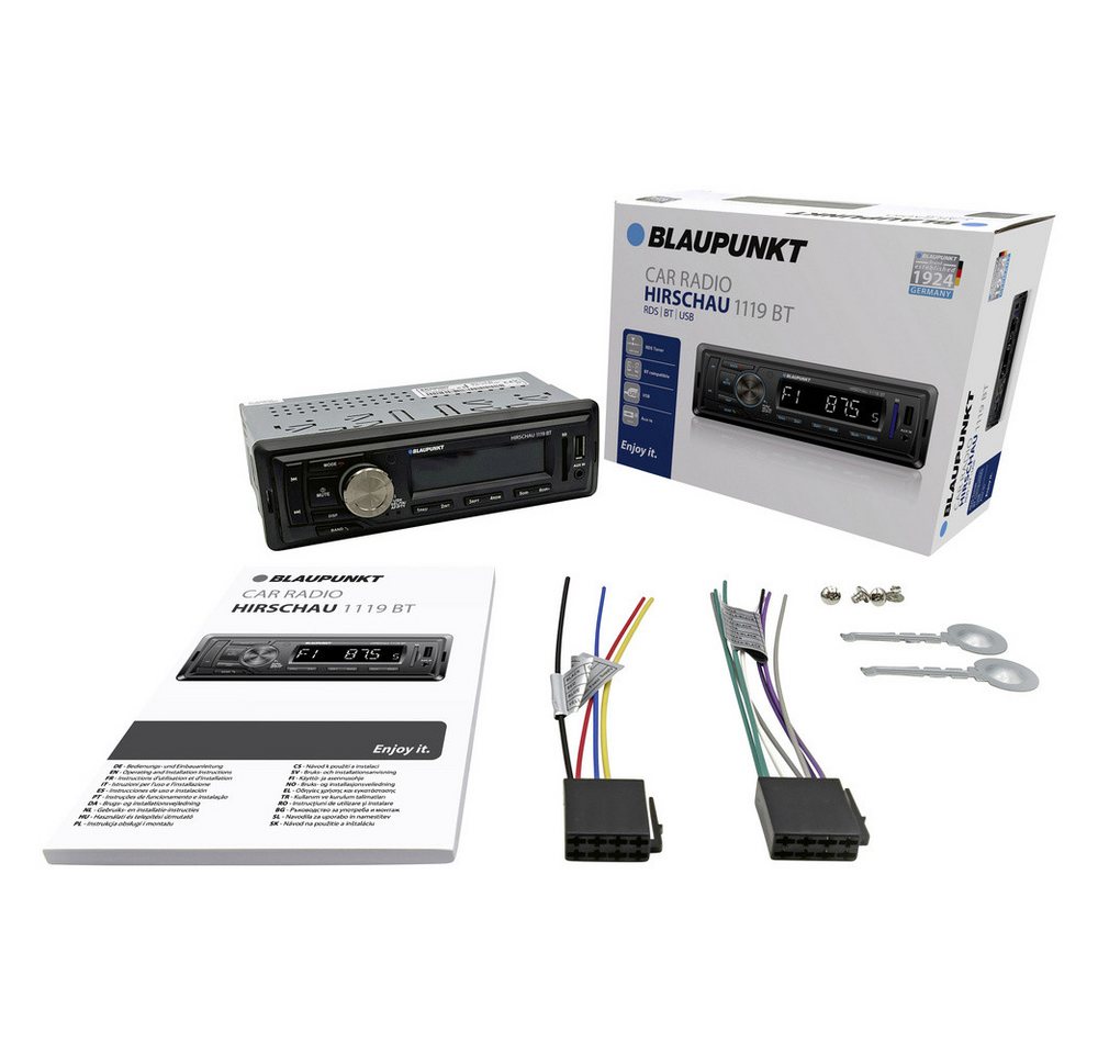 Blaupunkt Blaupunkt HIRSCHAU 1119BT Autoradio Bluetooth®-Freisprecheinrichtung Autoradio – Bild 3 von 5