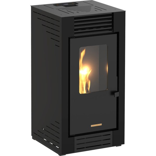 Blaze Pelletofen »Poly 2025«, 8 kW, Dauerbrand, optional WLAN fähig