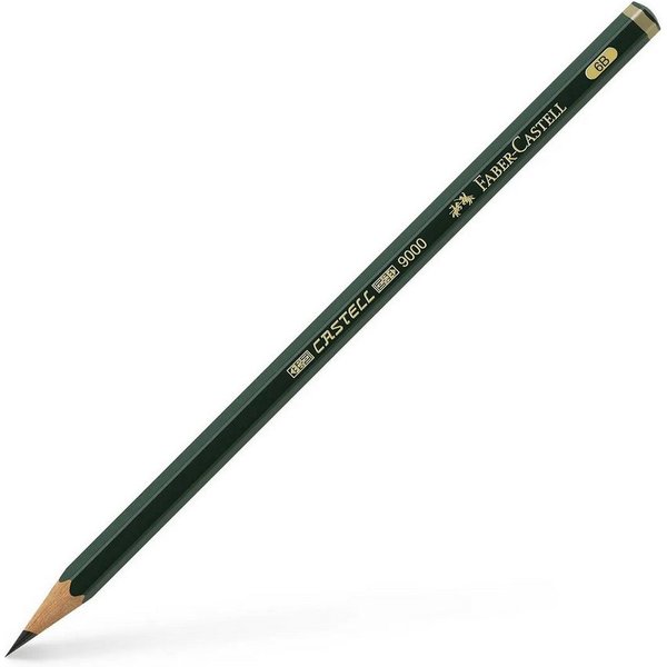 Bleistift 6B graphit, grün