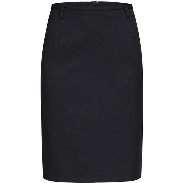 GREIFF Bleistiftrock Greiff Corporate BASIC Damen Stiftrock Regular-Fit Schwarz